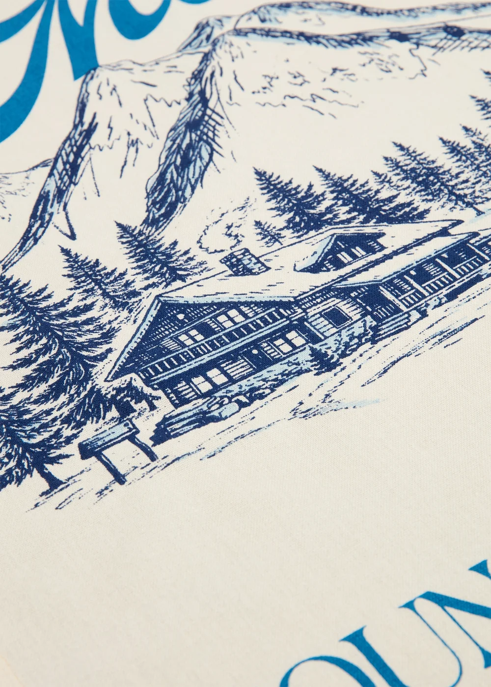 Cream St Moritz Tea Towel Image 2