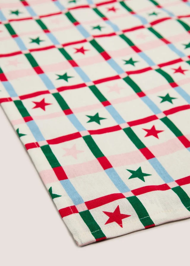 Happy Place Christmas Tea Towel