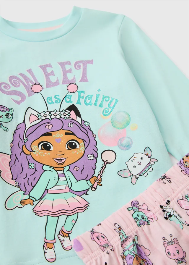 Girls Blue Gabby's Dollhouse Pyjamas (1-7yrs)