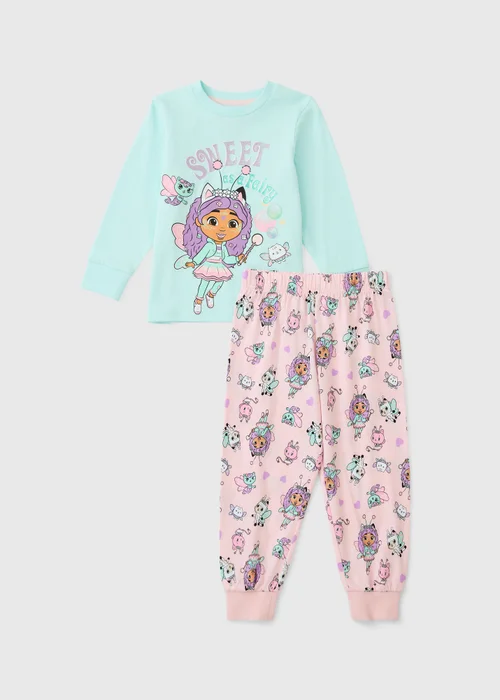 Girls Blue Gabby's Dollhouse Pyjamas (1-7yrs) - 1-1.5 Yrs Image 1