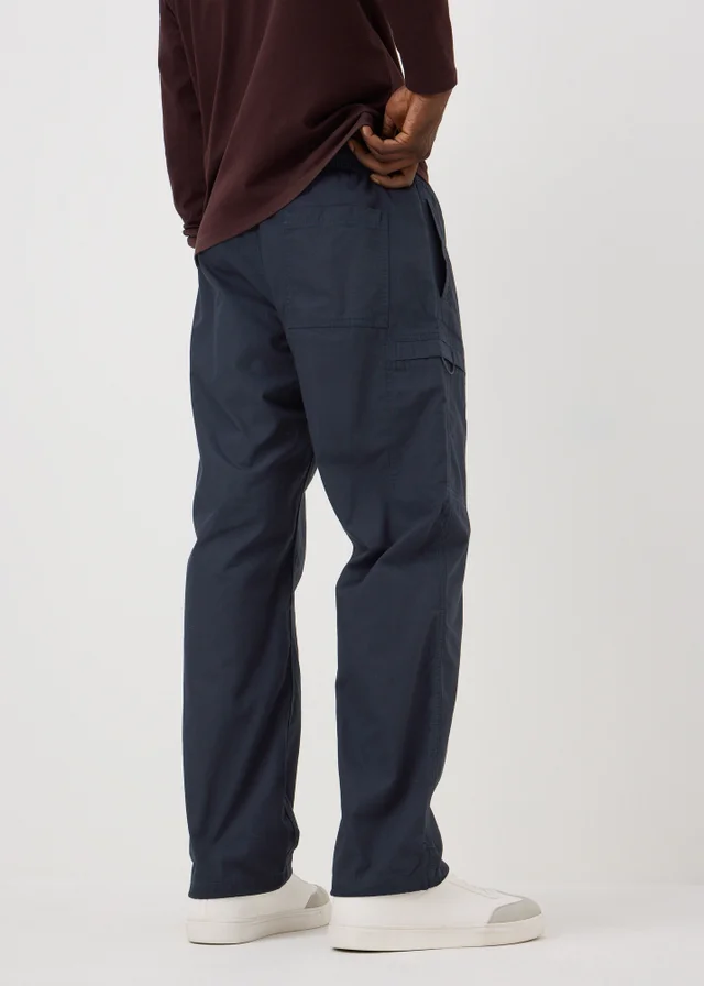 Navy Loose Fit Cargos