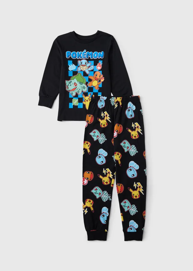 Boys Black Pokemon Pyjamas (3-9 yrs)