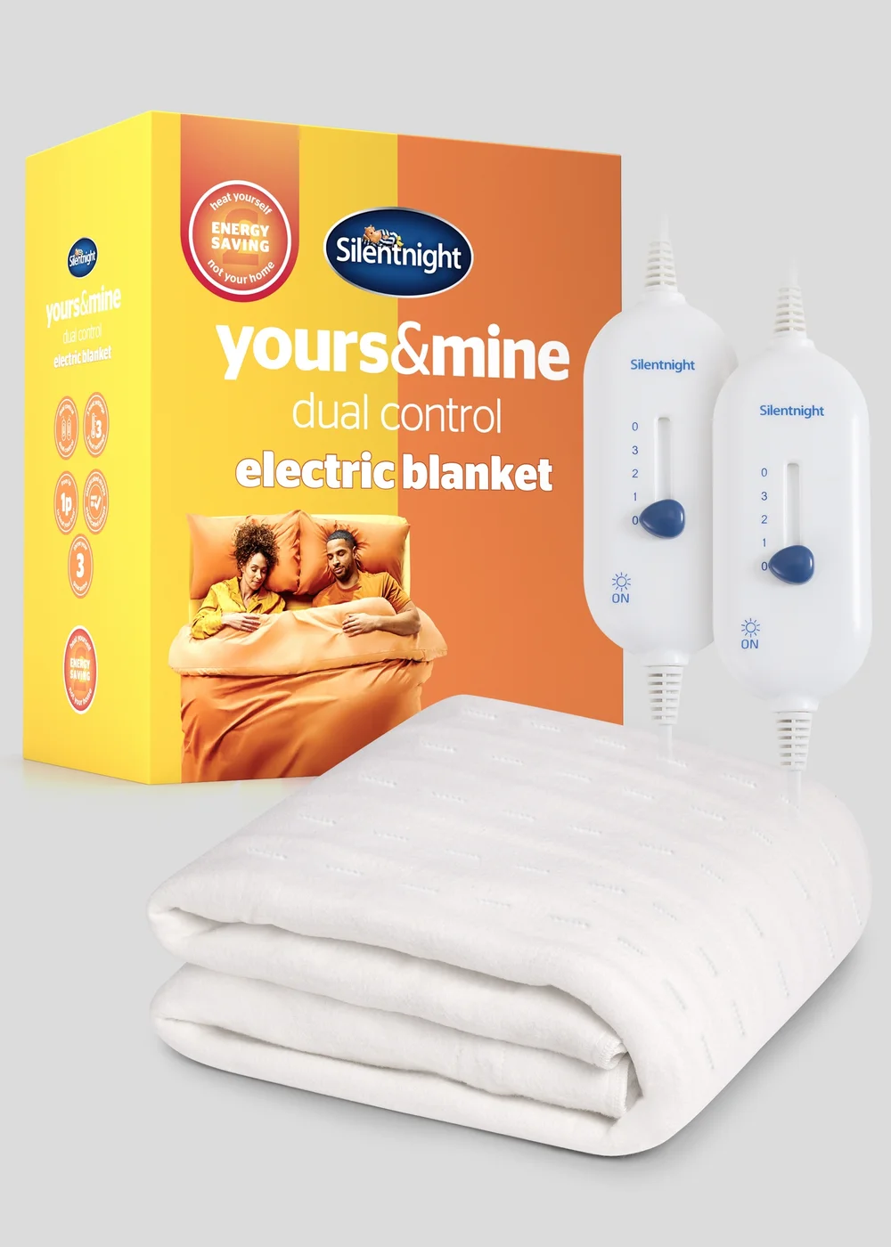 Silentnight Yours & Mine Dual Electric Blanket - Double Image 1