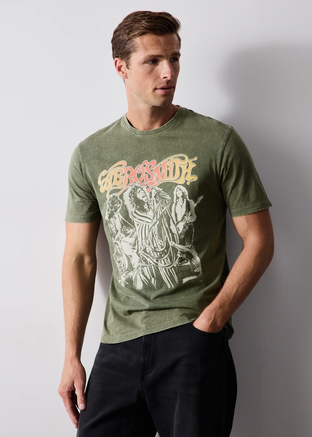 Aerosmith Green T-Shirt - S Image 1