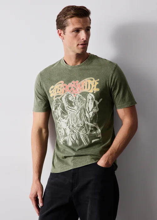 Aerosmith Green T-Shirt - S Image 1