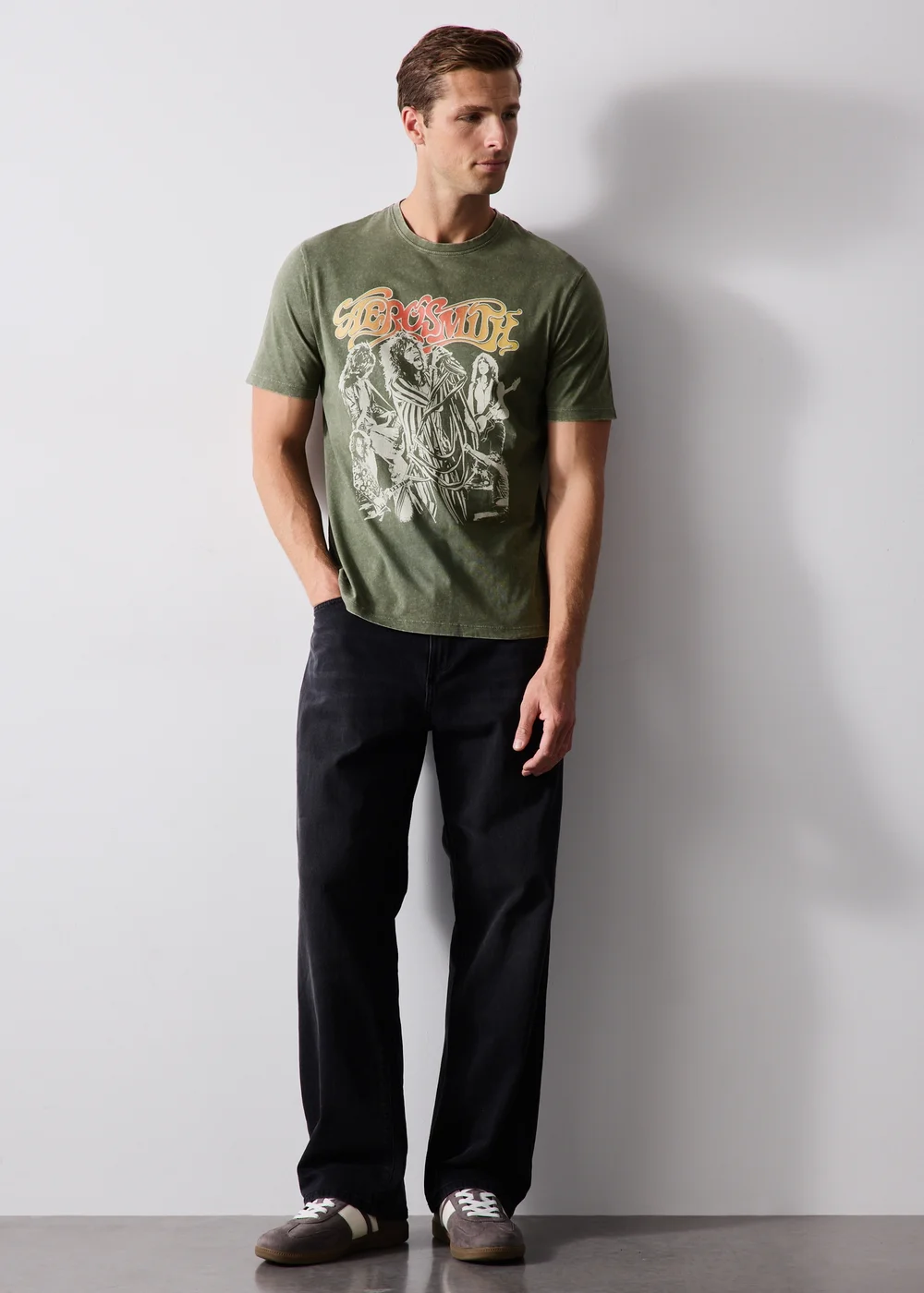 Aerosmith Green T-Shirt - S Image 4