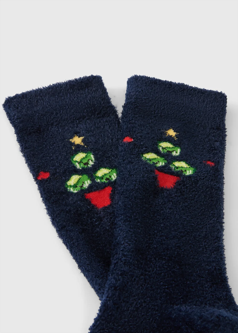 Navy Sprouts Cosy Socks - 6-8.5 Image 2