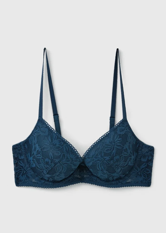 Navy Lace T-Shirt Bra