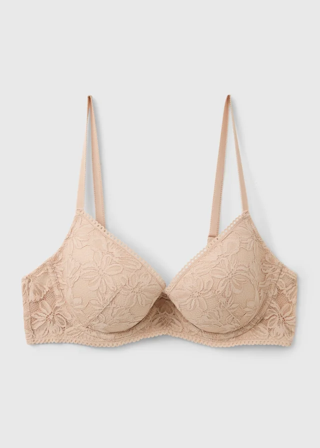 Nude Lace T-Shirt Bra