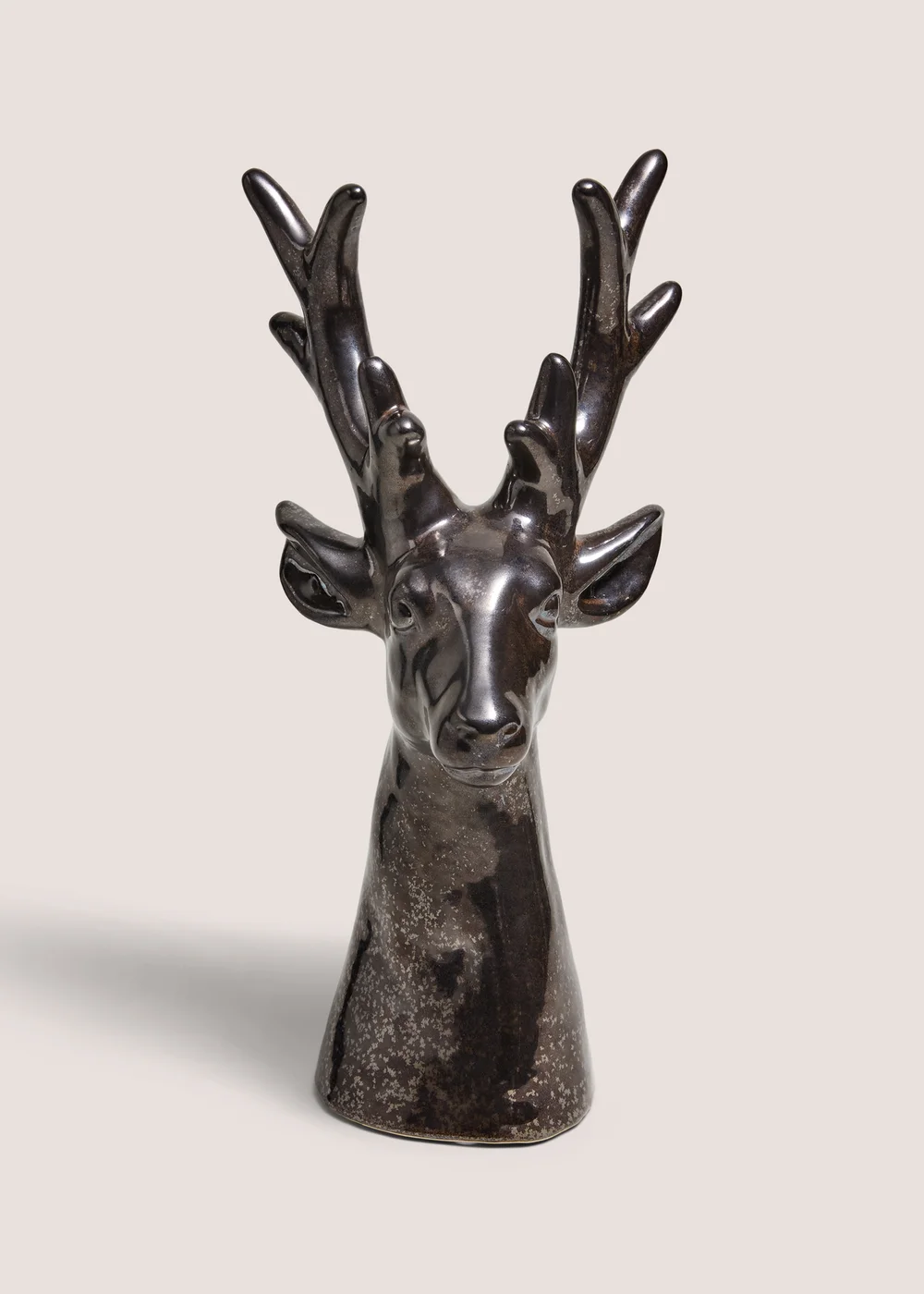 Chocolate Brown Stag Head Ornament Image 1