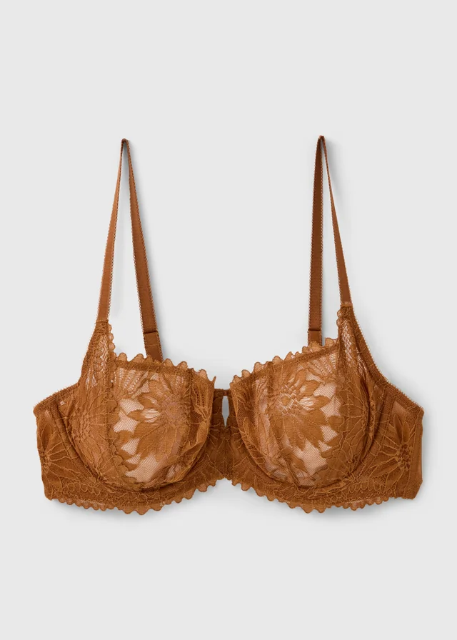 Toffee Lace Non Pad Bra