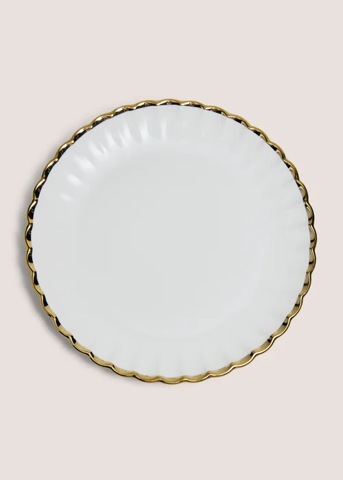Gold Rimmed Side Plate Image 1