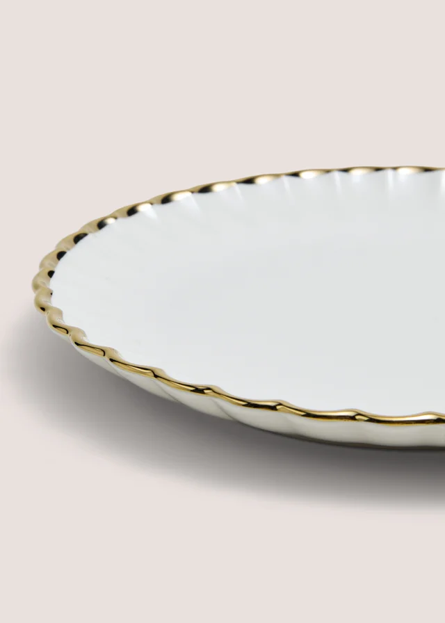 Gold Rimmed Side Plate