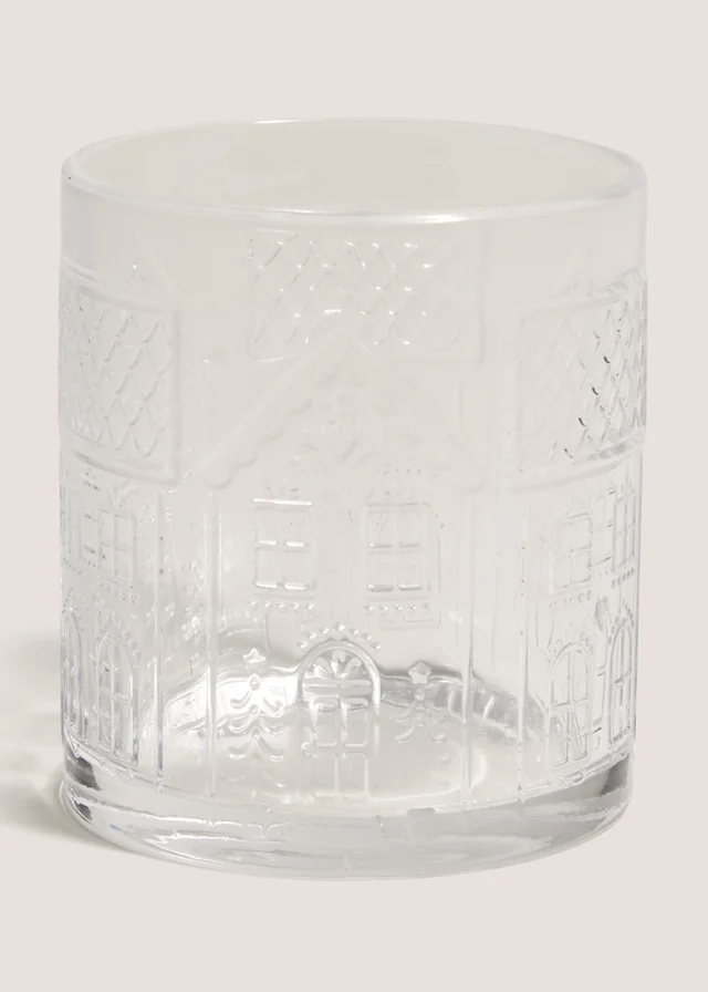 Gingerbread House Embossed Tumbler