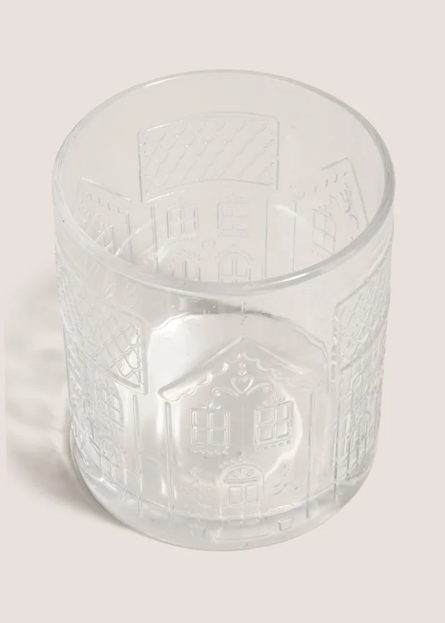 Gingerbread House Embossed Tumbler