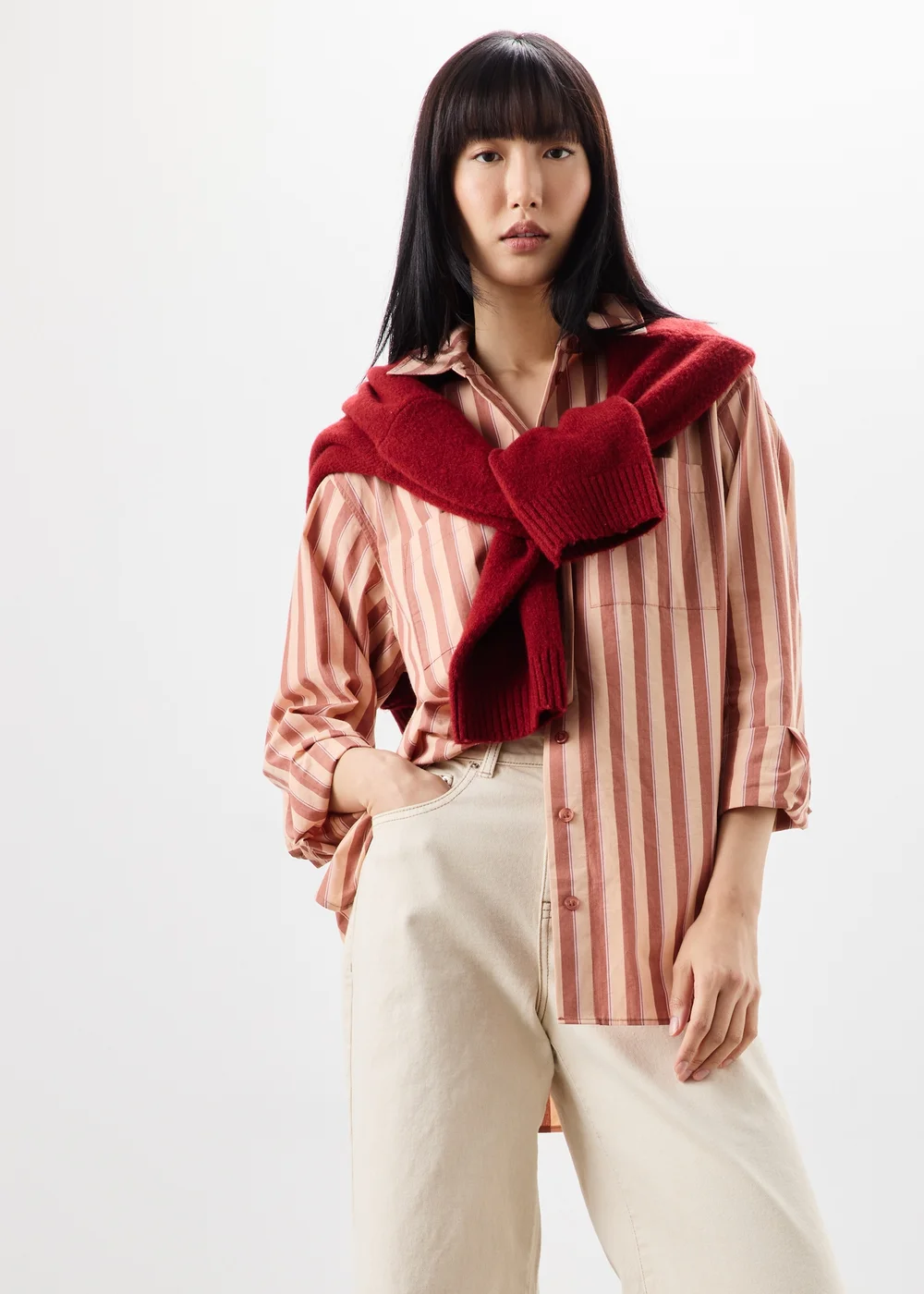 Ginger Striped Double Pocket Shirt - 8 Image 1