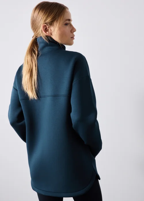 Souluxe Navy Scuba Half Zip - XS Image 2