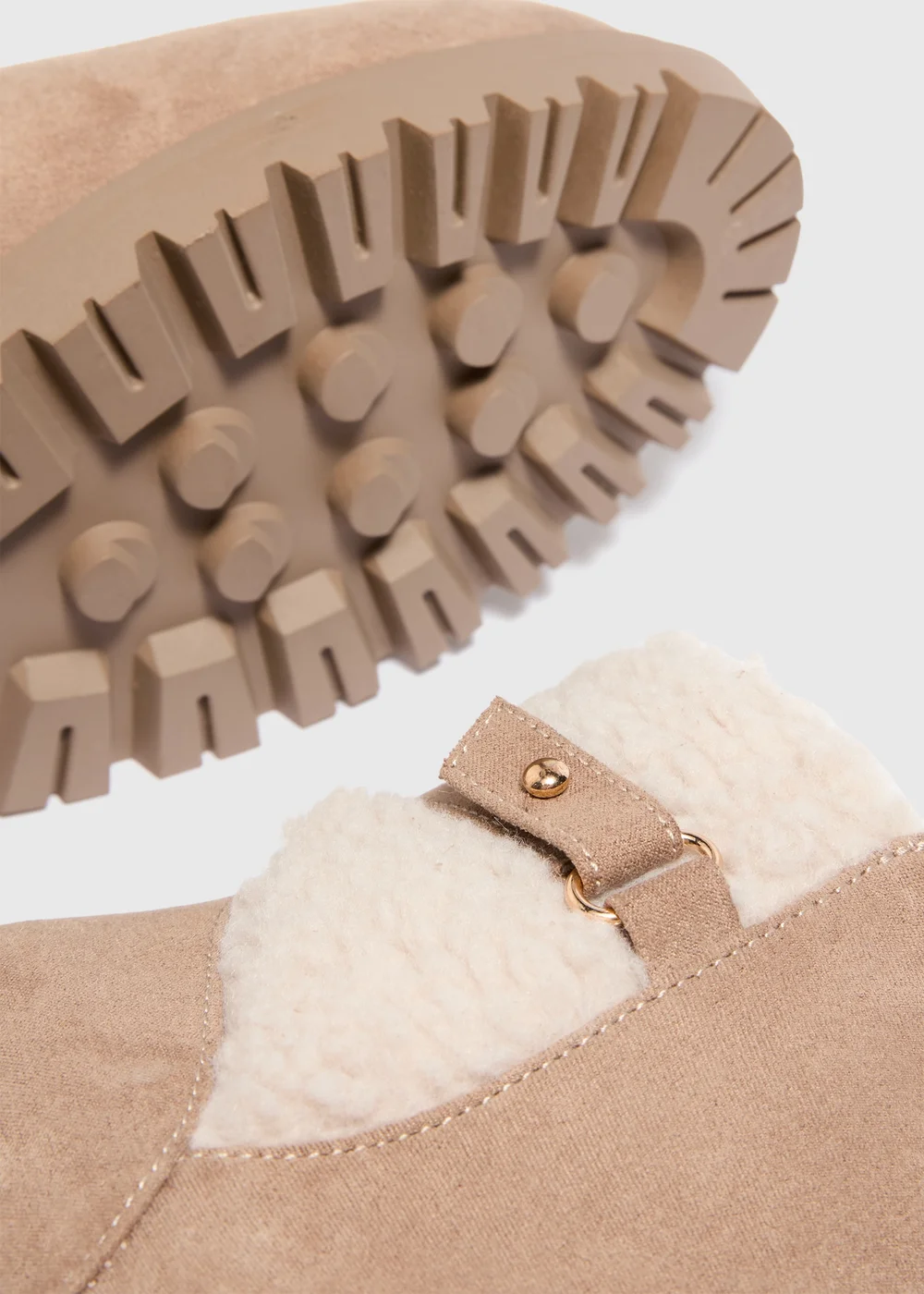 Soleflex Taupe Borg Boots - 3 Image 2
