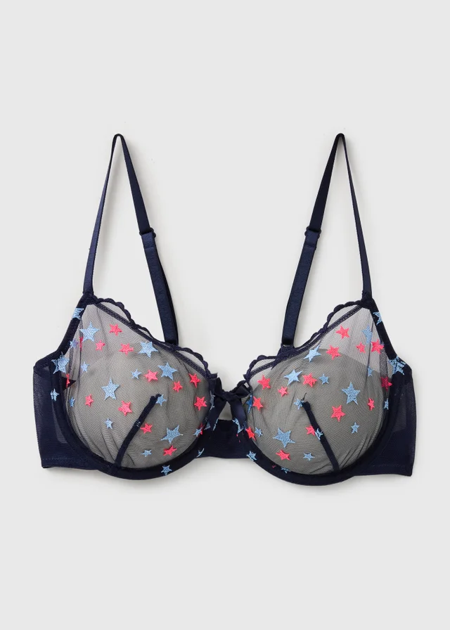 Navy Star Co Ord Bra