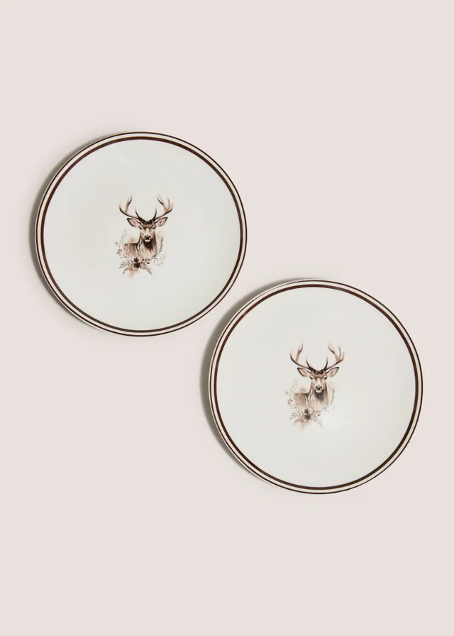 2 Pack Stag Side Plate