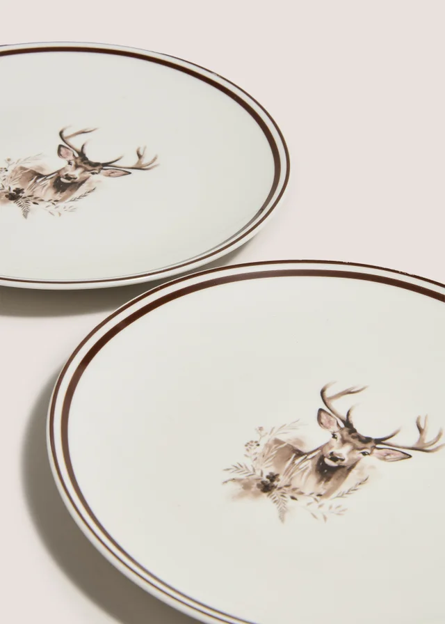 2 Pack Stag Side Plate
