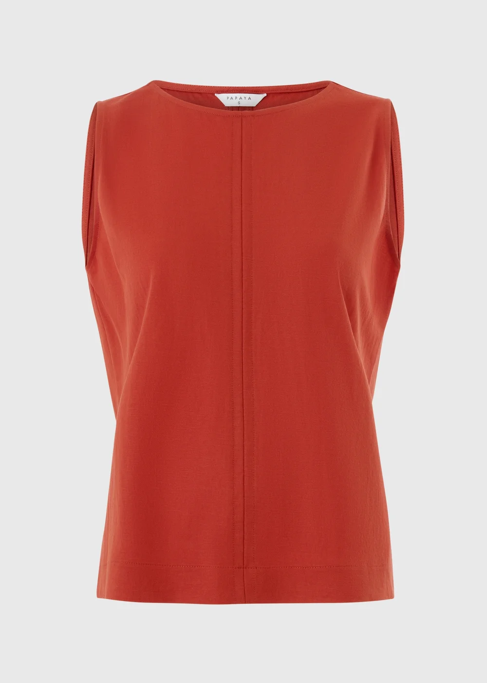 Rust Co Ord Vest Top - S Image 1