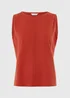 Rust Co Ord Vest Top - S Image 1