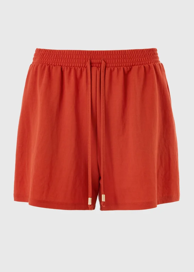 Rust Co Ord Shorts