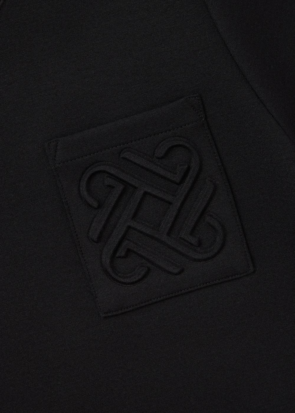 Boys Black Embossed Pocket T-Shirt (7-15yrs) - 7 Yrs Image 2