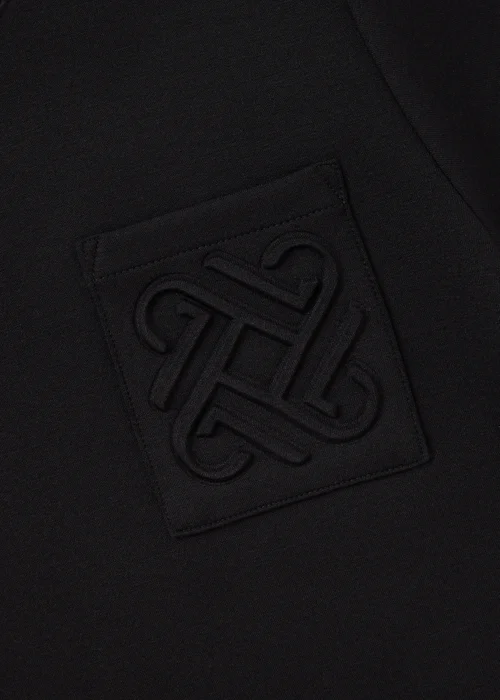 Boys Black Embossed Pocket T-Shirt (7-15yrs) - 7 Yrs Image 2