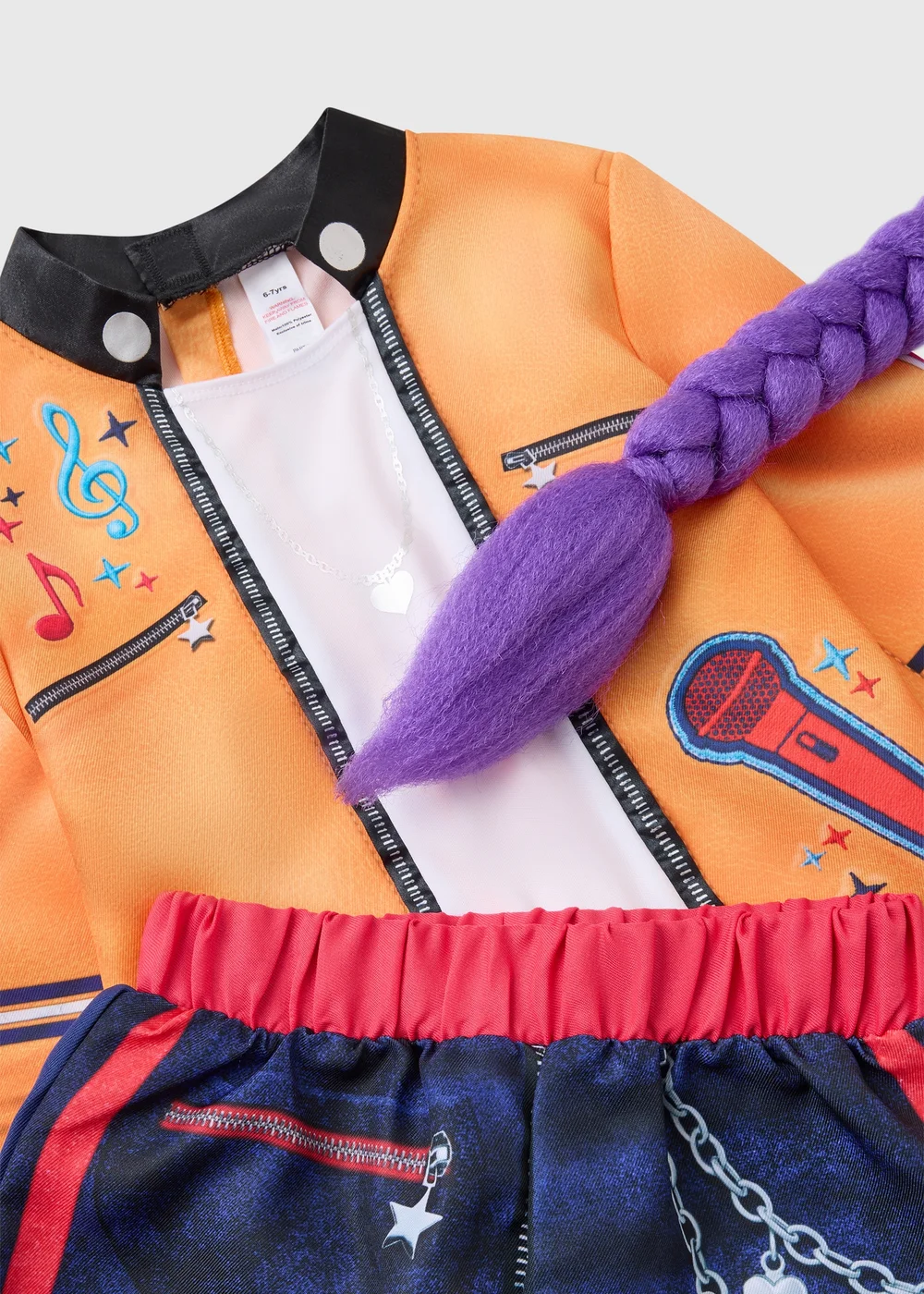 Girls K-Pop Singer Fancy Dress Costume (3-9 yrs) - 3 Yrs Image 2