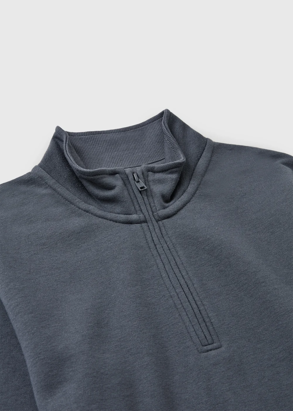 Boys Blue 1/2 Zip Funnel Neck Sweatshirt (7-15yrs) - 7 Yrs Image 2