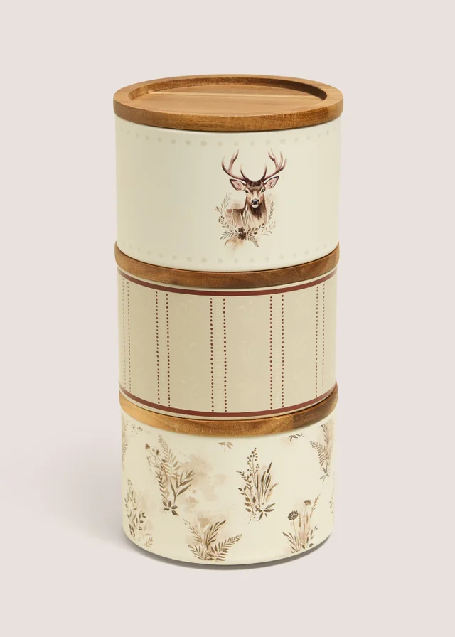 Cream Stag Canisters