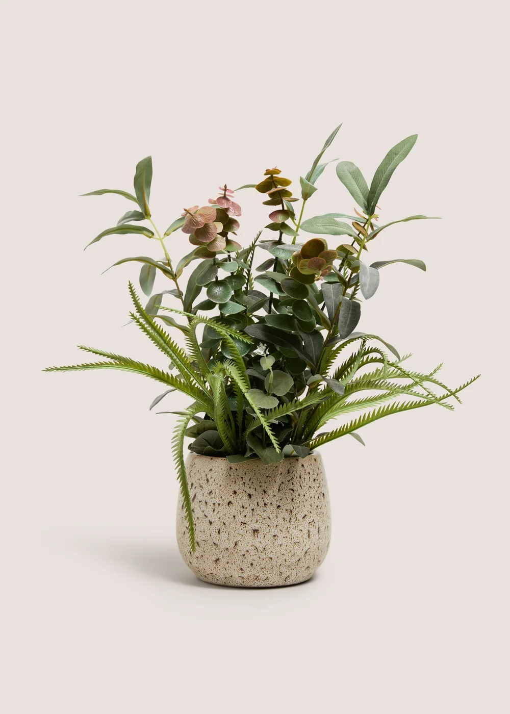 Faux Plant in Reactive Pot Image 1