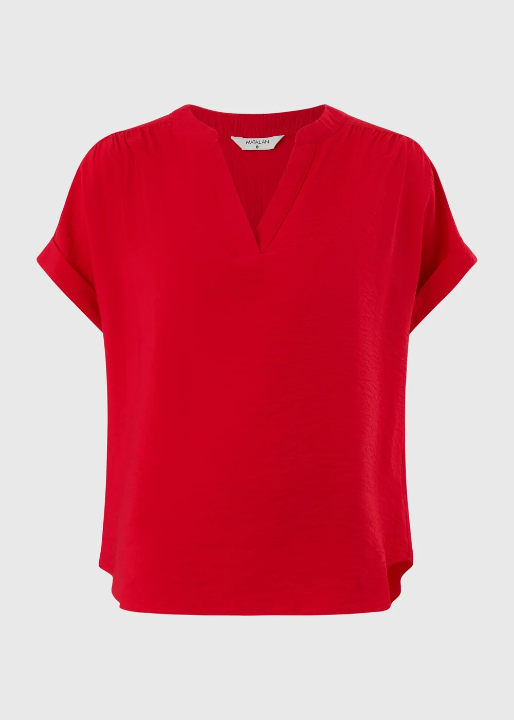 Red Popover Blouse - 8 Image 4