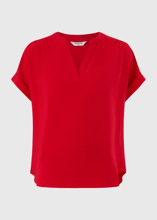 Red Popover Blouse - 8 Image 4