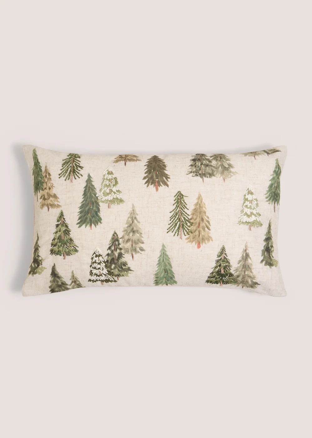Cream Christmas Tree Cushion Image 1