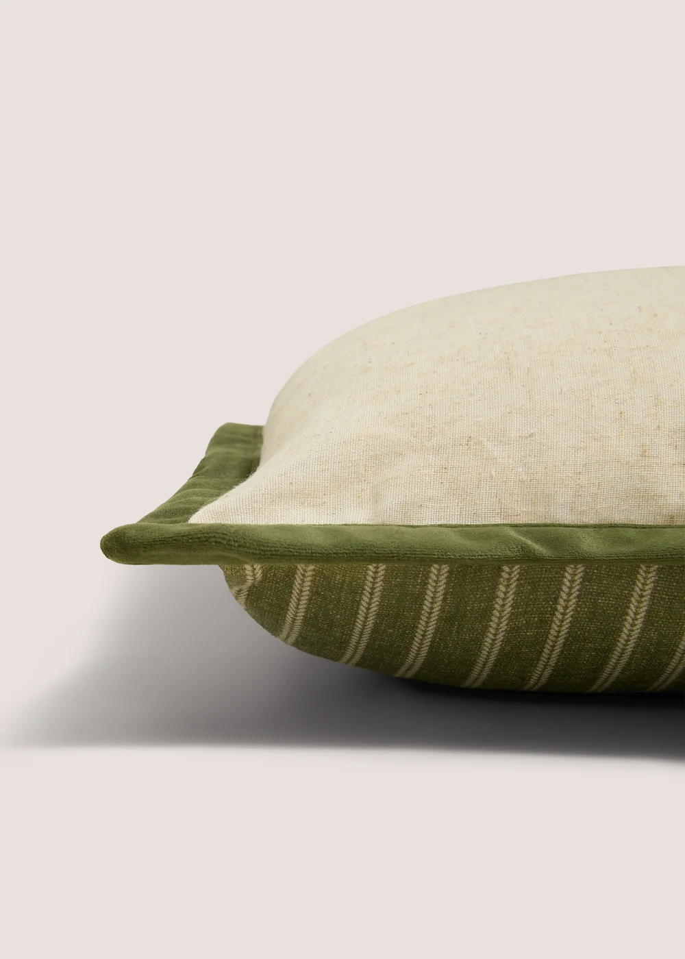 Cream Robin Oxford Edge Cushion Image 2