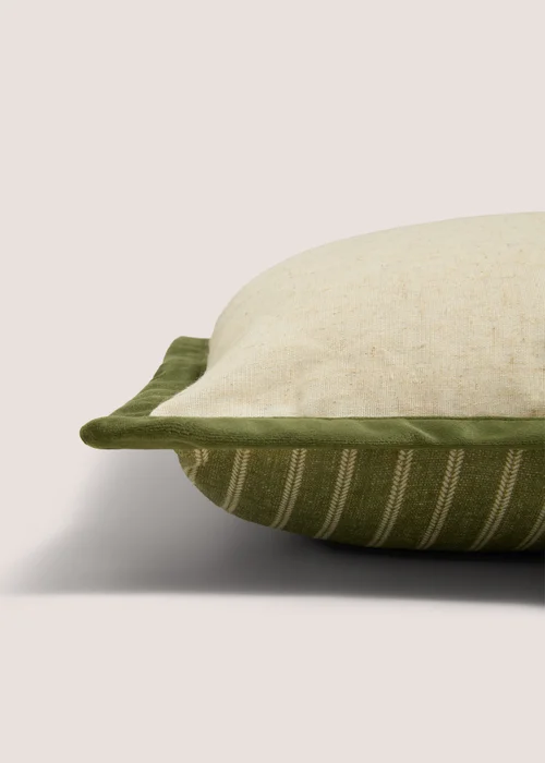 Cream Robin Oxford Edge Cushion Image 2