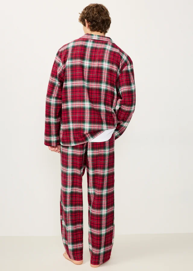 Red Check Men's Matching Family Christmas Pyjamas