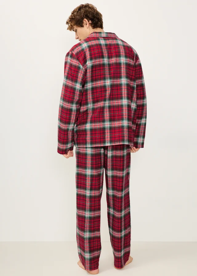 Red Check Men's Matching Family Christmas Pyjamas