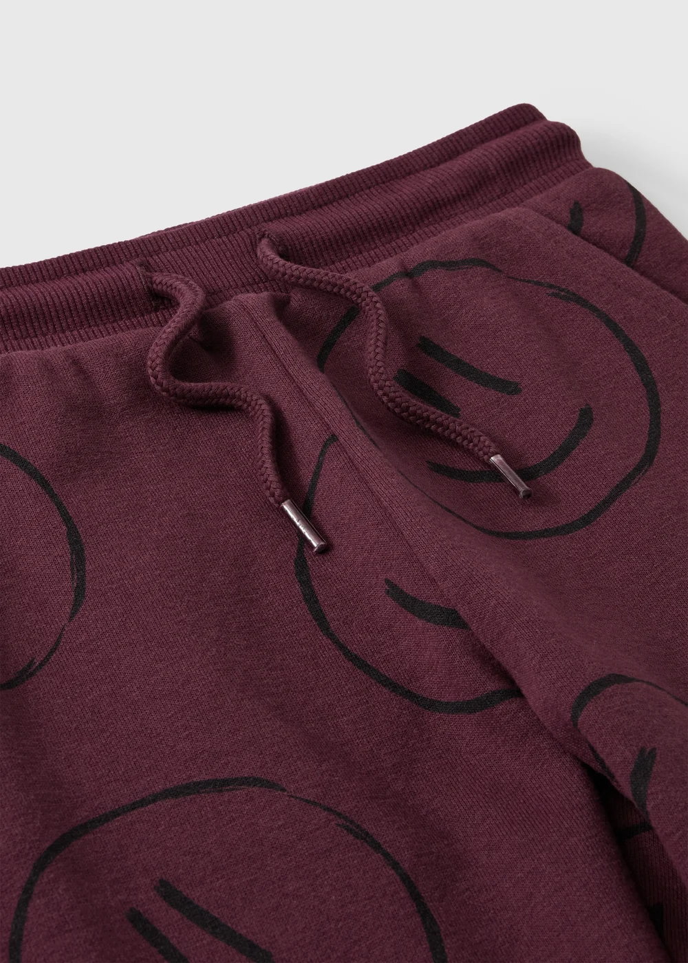 Boys Burgundy Smiley Face Jogging Bottoms (1-8 yrs) - 1-1.5 Yrs Image 2