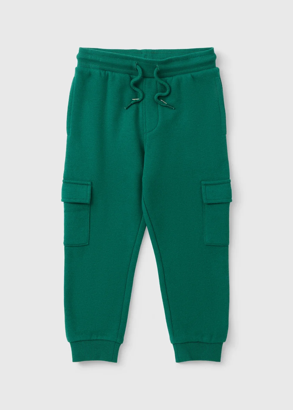 Boys Emerald Green Cargo Joggers (1-8yrs) - 1-1.5 Yrs Image 1