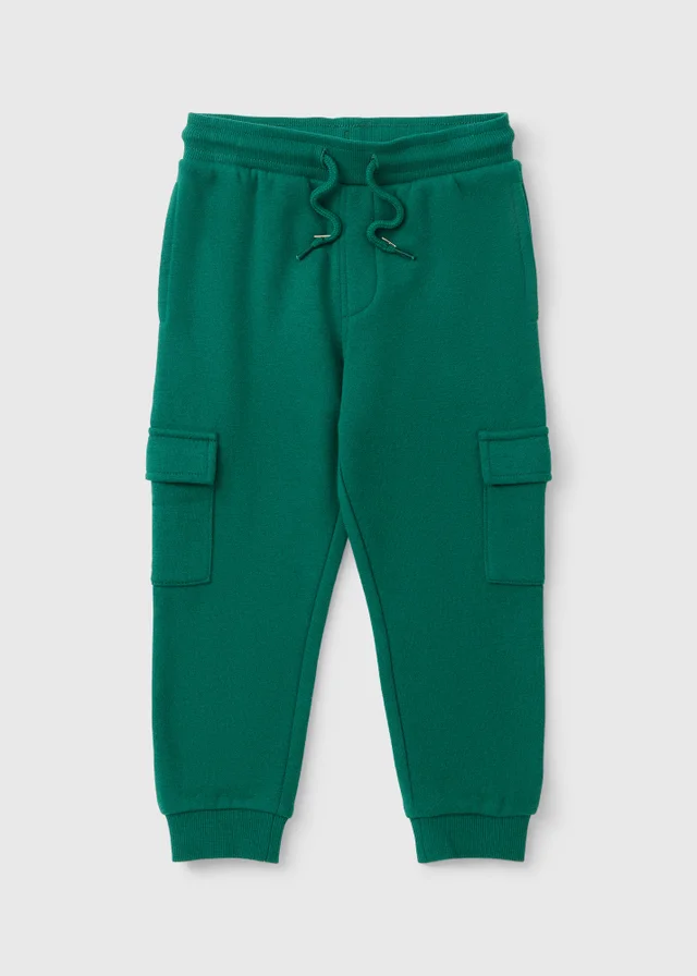 Boys Emerald Green Cargo Joggers (1-8yrs)