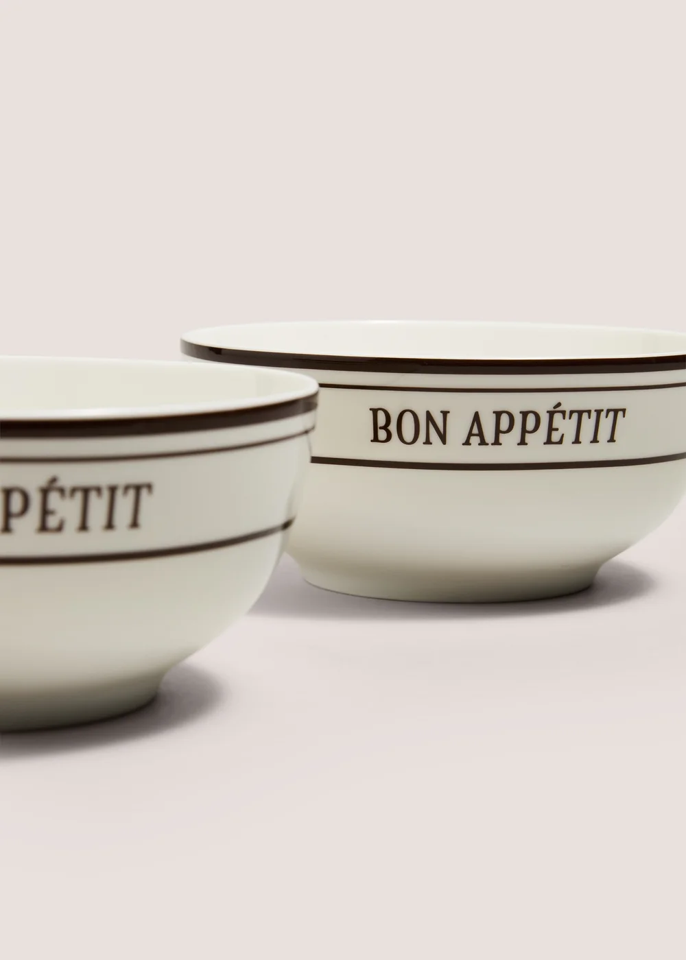 2 Pack Brown Bon Appetit Bowls Image 2