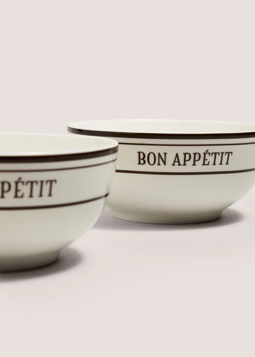 2 Pack Brown Bon Appetit Bowls Image 2