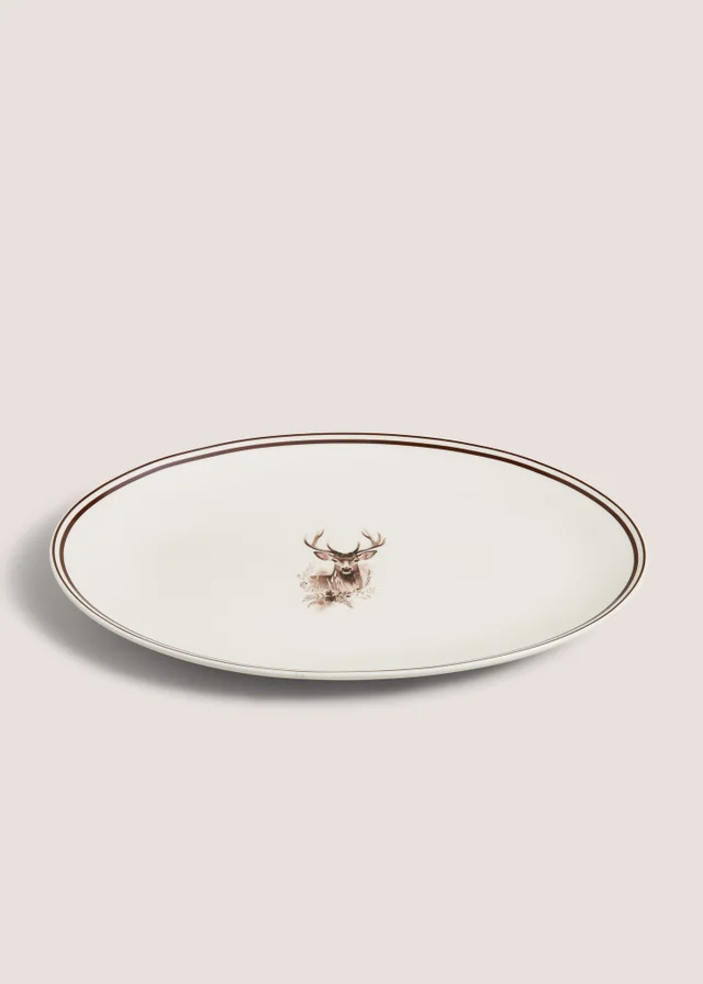 Stag Serving Plate