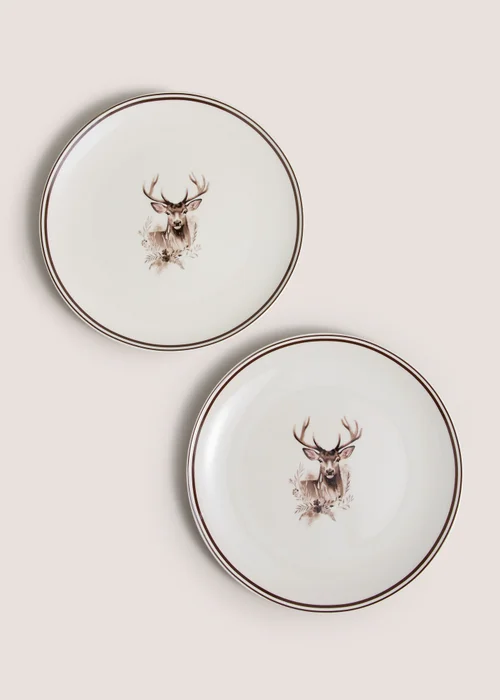Stag Dinner Plates 2 Pack Image 1