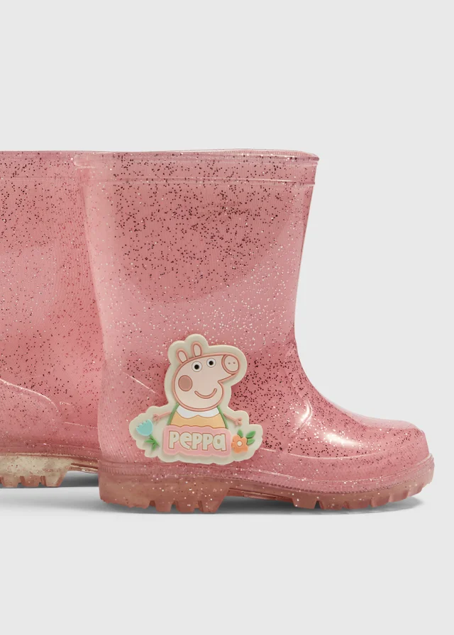 Girls Pink Peppa Pig Wellies (Younger 4-12)