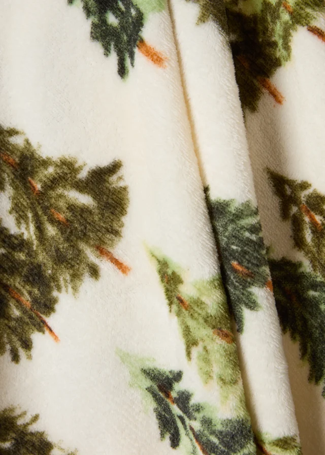 Christmas Tree Fleece Throw